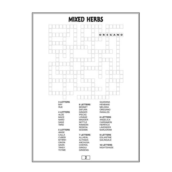 Criss Cross Puzzle Book Assorted Designs