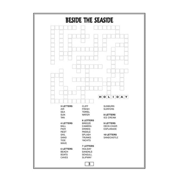 Criss Cross Puzzle Book Assorted Designs A4 Size
