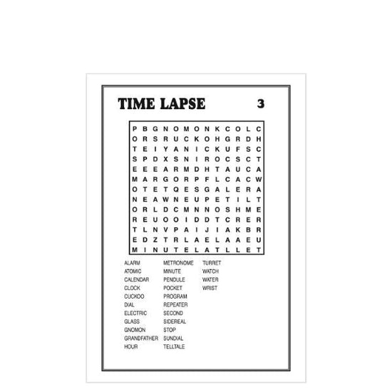 A5 Puzzle Time Book Assorted Designs Creative Fun for All Ages
