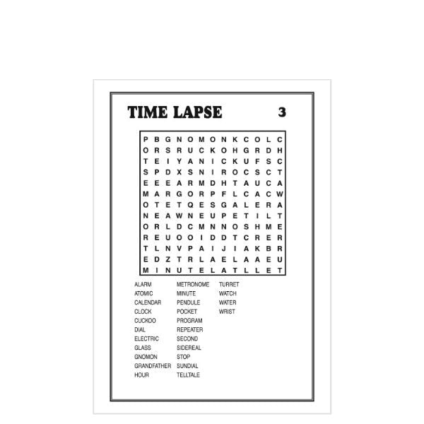 A5 Puzzle Time Book Assorted Designs Creative Fun for All Ages