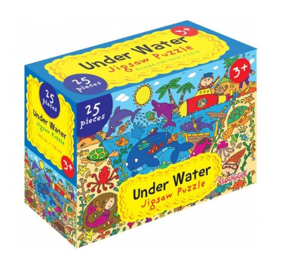 Childrens Unicorn and Underwater Jigsaw Puzzle 25 Pieces