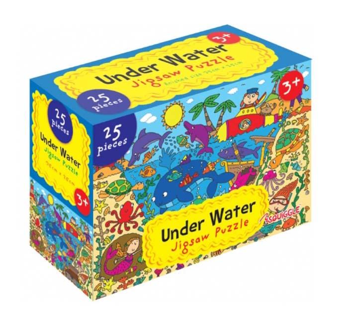 Childrens Unicorn Underwater Jigsaw Puzzle 25 Pieces