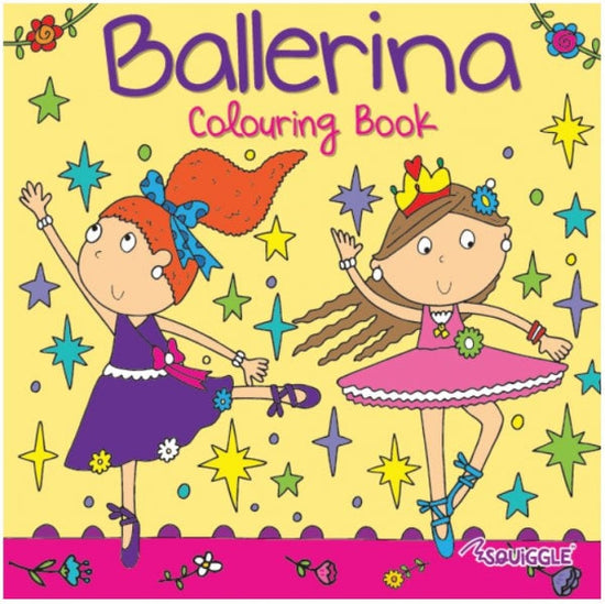 Girls Colouring Book Assorted Designs Ballerina Mermaid Unicorn Llama
