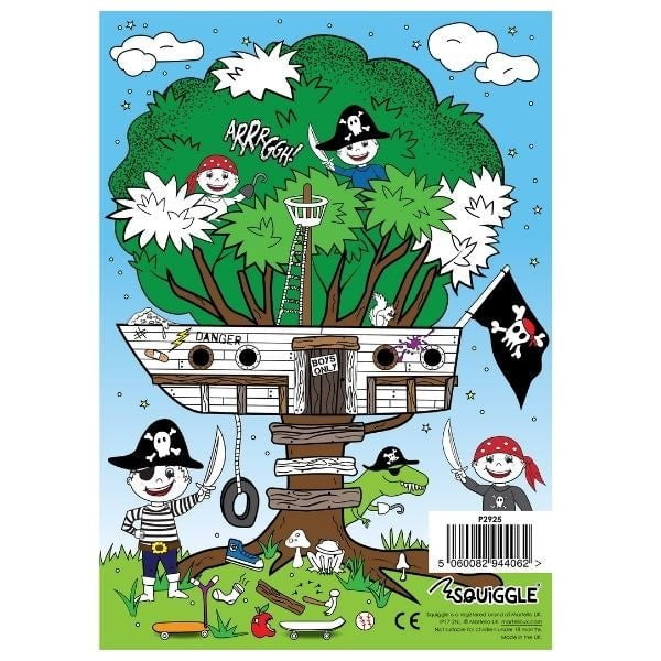 Adventure Awaits A4 Colouring Fun Book for Boys