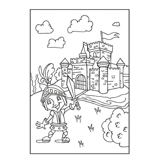 Adventure Awaits A4 Colouring Fun Book for Boys