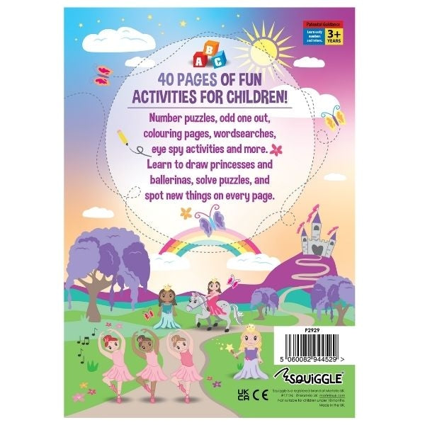 Enchanting Princess Ballerina Activity Book for Little Dreamers