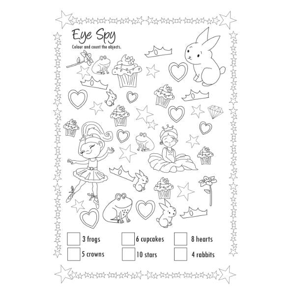 Enchanting Princess Ballerina Activity Book for Little Dreamers