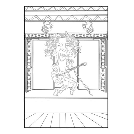 Creative Comical Character A4 Colouring Book 44 Pages