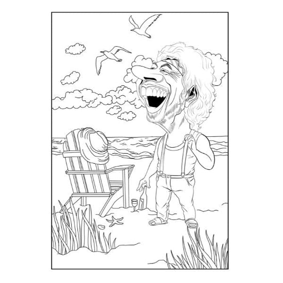 Comical Character A4 Colouring Book for Kids 22 Sheets 44 Pages to Colour