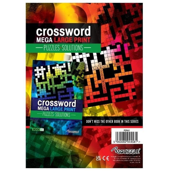 Giant Print Crossword Puzzle Book for Modern Enthusiasts