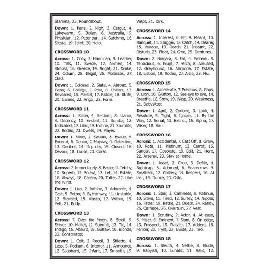 Giant Print Crossword Puzzle Book for Modern Enthusiasts