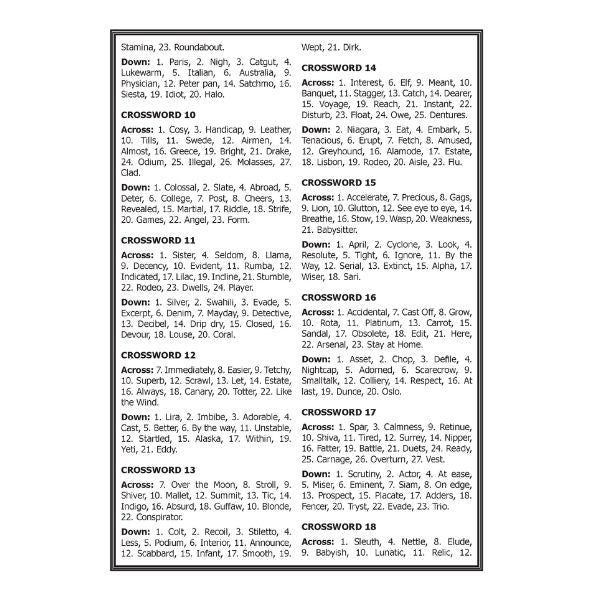Giant Print Crossword Puzzle Book for Modern Enthusiasts