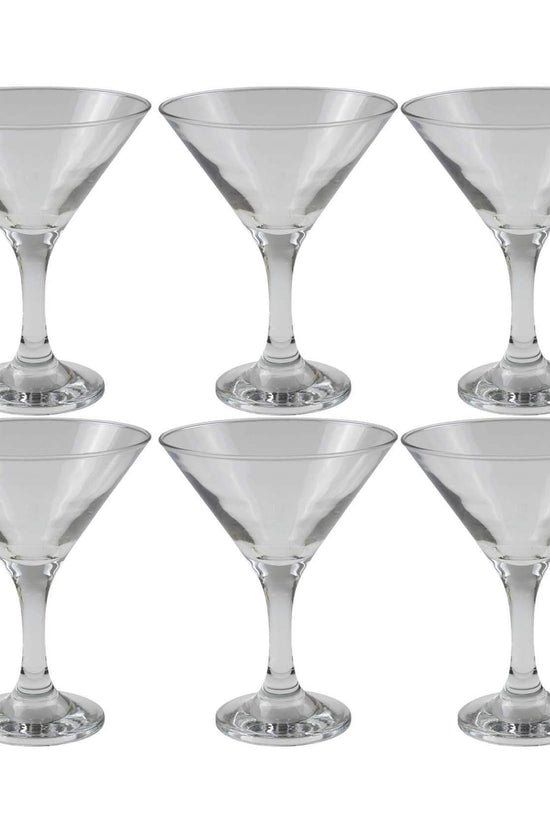 Elegant PB 6 Piece Bistro Martini Glasses Set