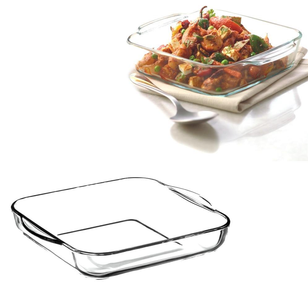 Glass Square Roasting Tray High Quality Versatile Kitchen Utensil
