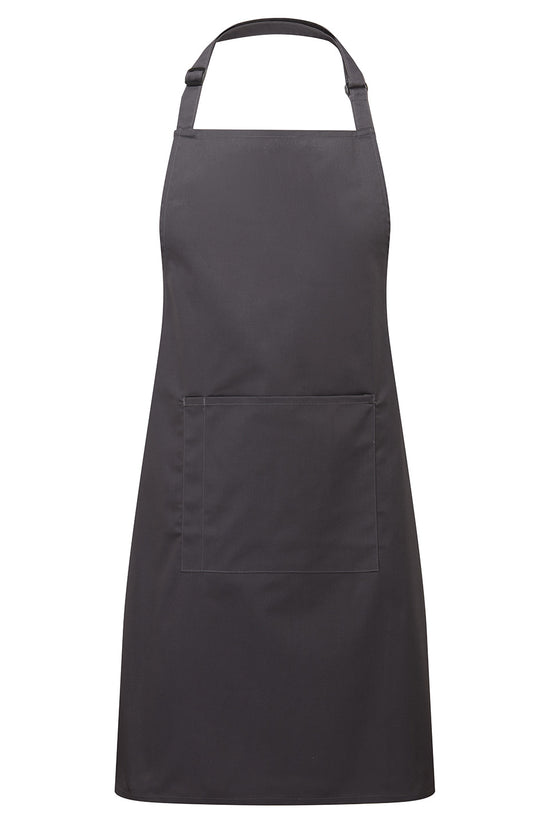Premier Colours Bib Apron with Pocket Unisex Adult Apron