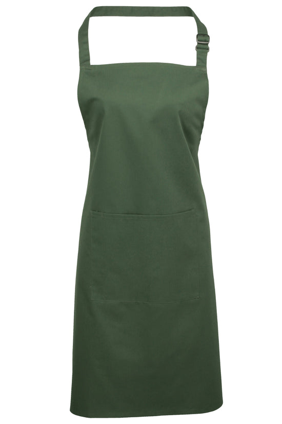 Premier Colours Bib Apron with Pocket Unisex Adult Apron