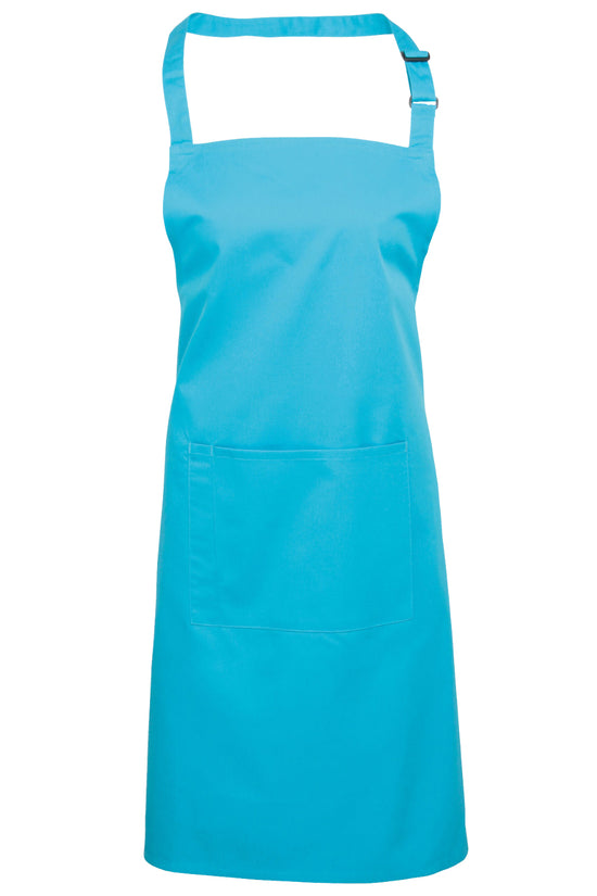 Premier Colours Bib Apron with Pocket Unisex Adult Apron