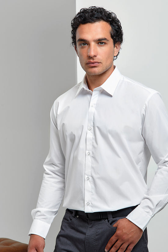 Supreme Poplin Long Sleeve Shirt for Men Plus Sizes