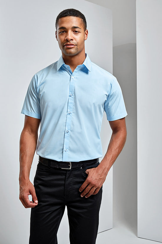 Premier Supreme Poplin Short Sleeve Shirt for Men