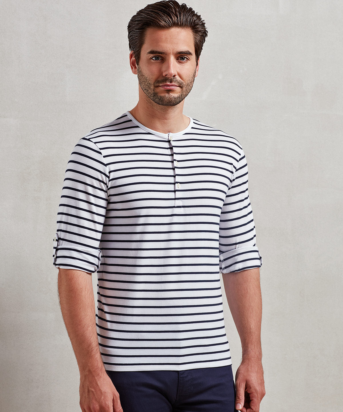 Mens RollSleeve Tee Round Neck TShirts Plus Sizes