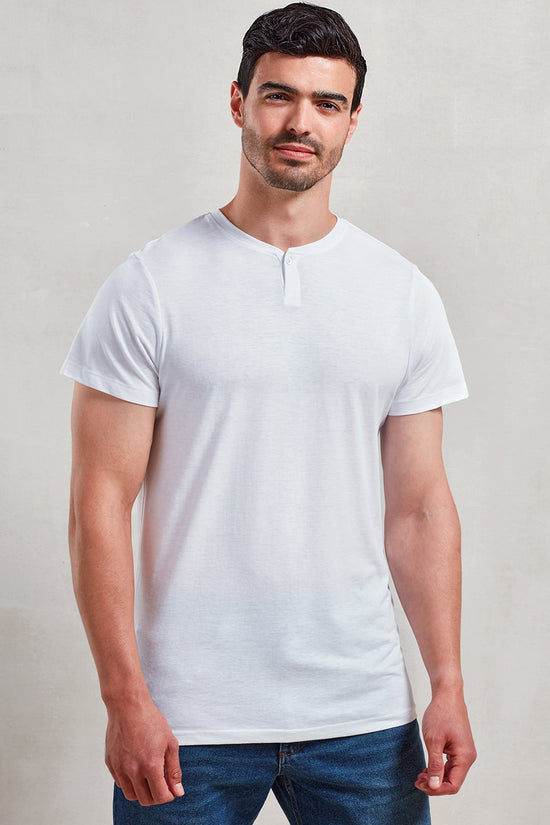EcoFriendly Mens Cotton Rich Tee Recycled Polyester TShirt