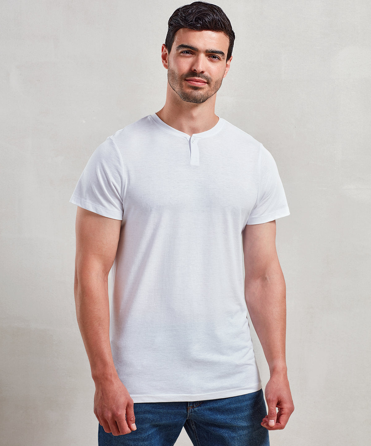 EcoFriendly Mens Cotton Rich Tee Recycled Polyester TShirt