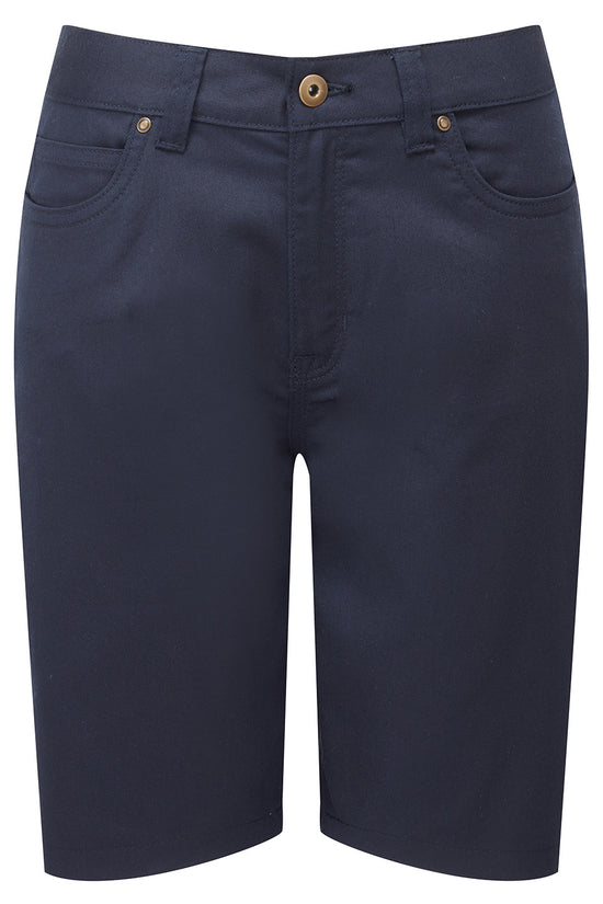 Womens Performance Chino Shorts with Stretch Comfort