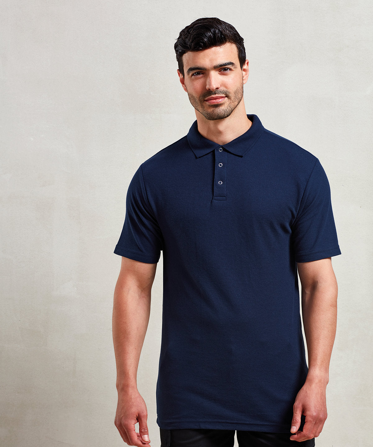 Premier Stud Polo Shirt for Men Plus Sizes