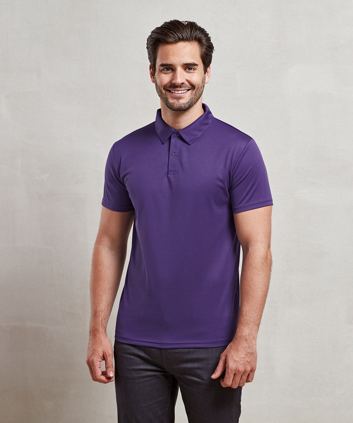 Coolchecker Studded Polo for Unisex Adults Plus Sizes