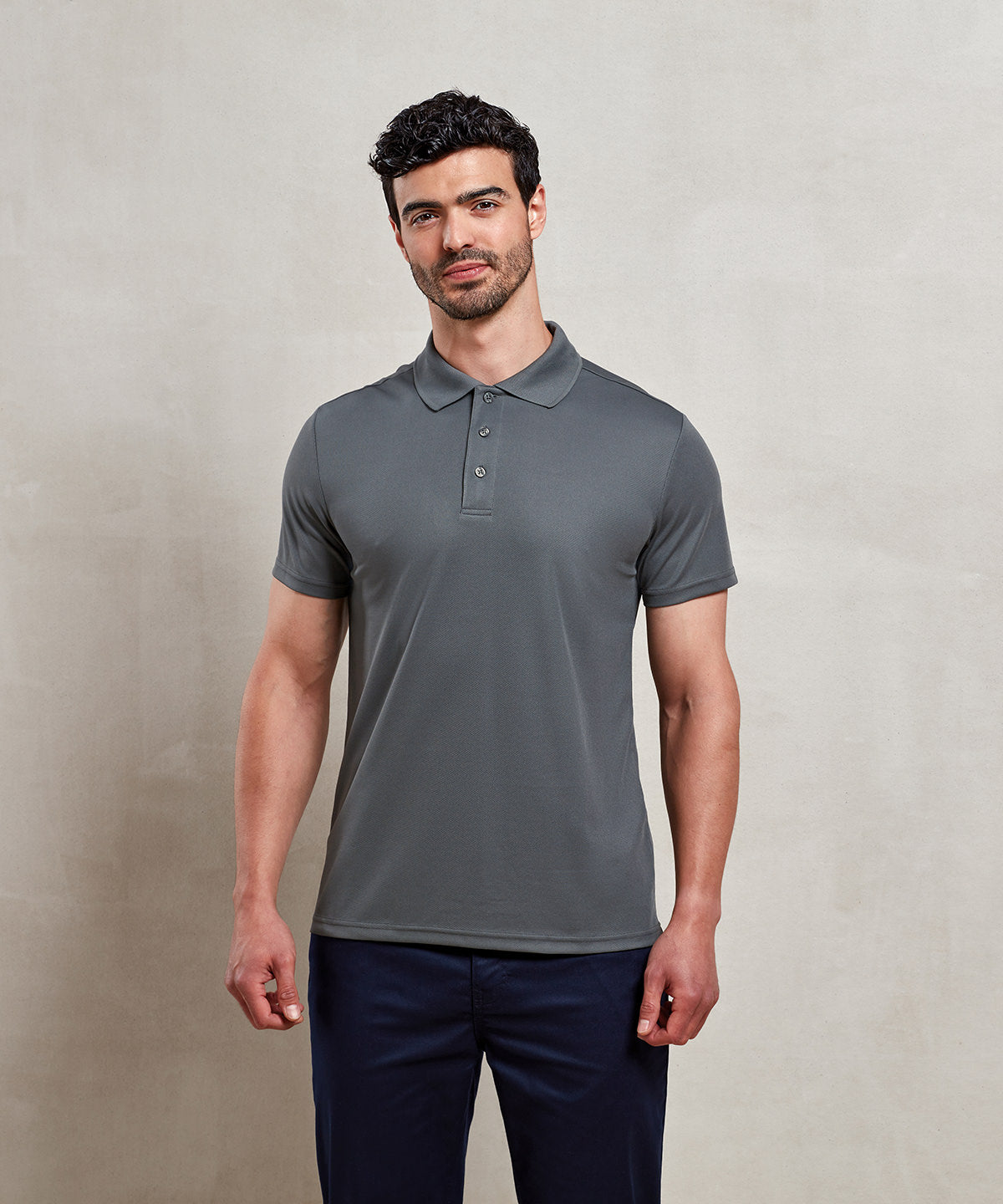EcoFriendly Spun Dyed Recycled Mens Polo Shirt