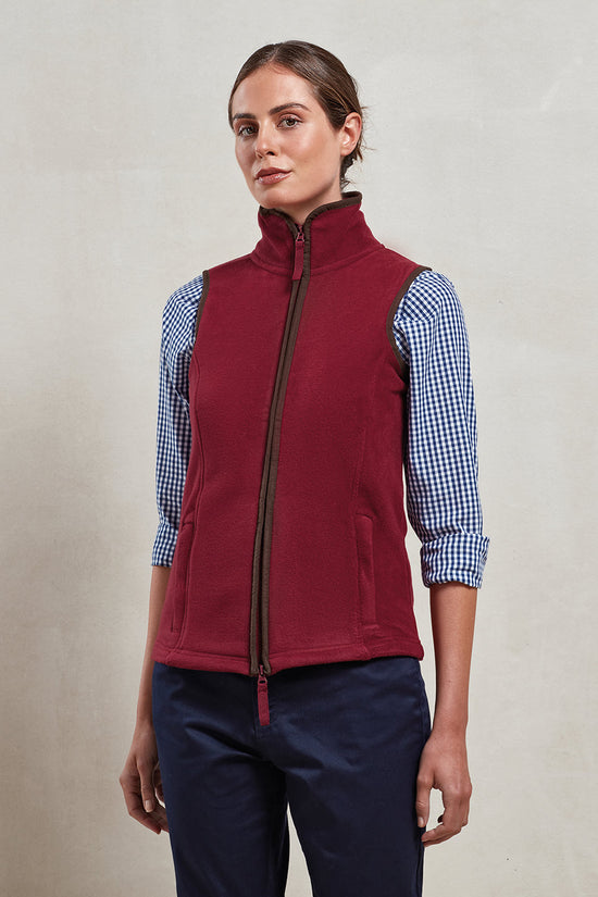 Artisan Fleece Gilet for Women Sleeveless Outdoor Jacket