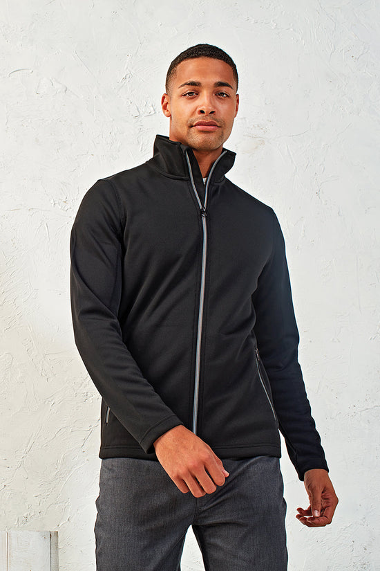 EcoFriendly Mens ZipThrough Sweatshirt with Recycled Polyester Yarn