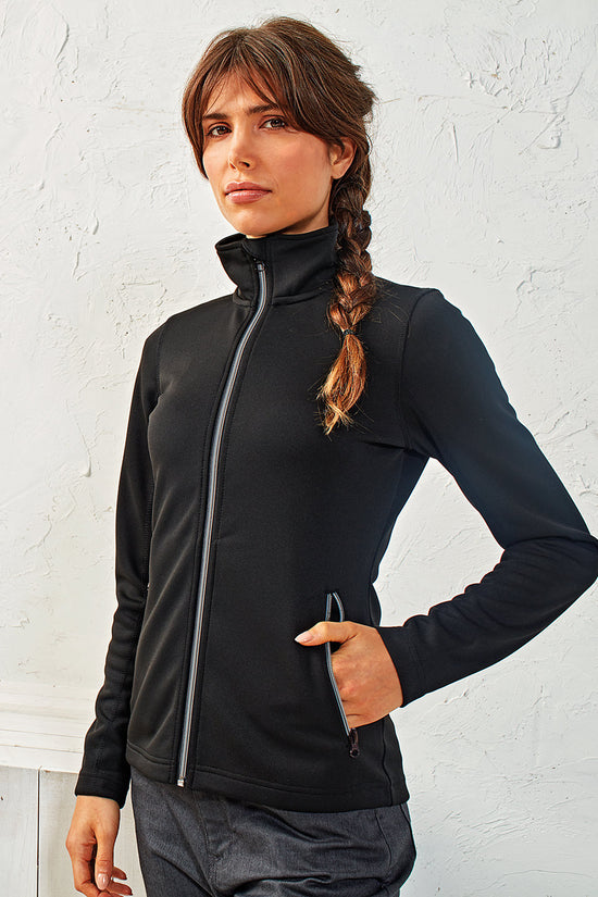 EcoFriendly Womens ZipThrough Sweatshirt with Recycled Polyester Yarn
