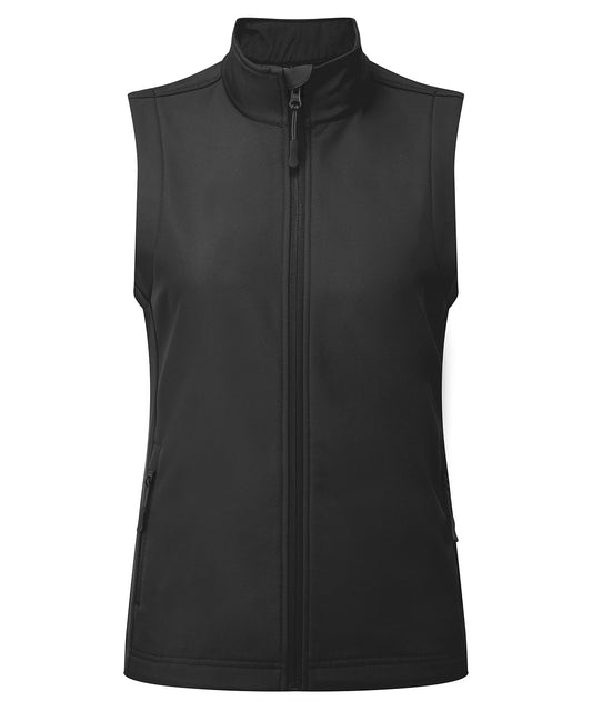 Premier Womens Windchecker Recycled Gilet Softshell Bodywarmer