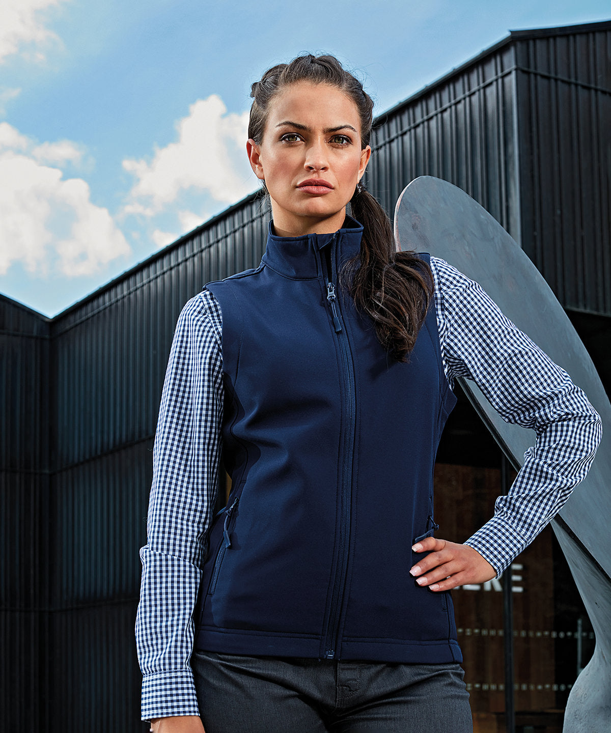Premier Womens Windchecker Recycled Gilet Softshell Bodywarmer