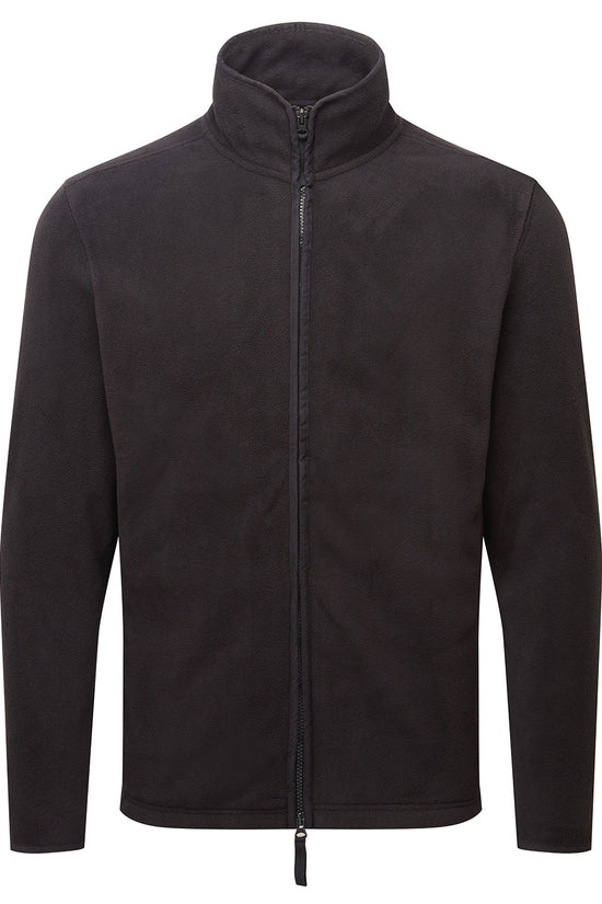 Premier Artisan Fleece Jacket for Men with Contrast Trim Detail
