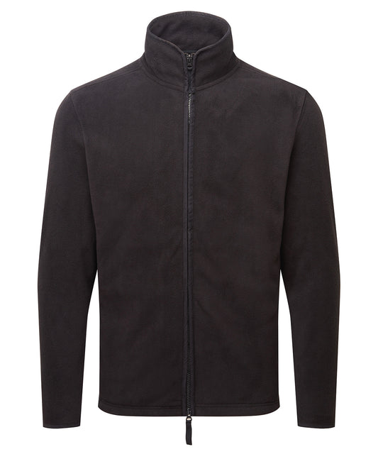 Premier Artisan Fleece Jacket for Men with Contrast Trim Detail