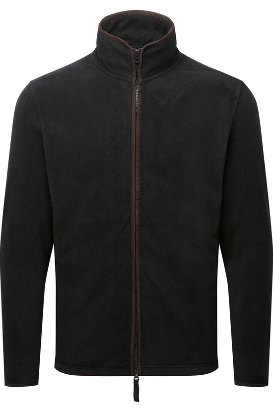 Premier Artisan Fleece Jacket for Men with Contrast Trim Detail