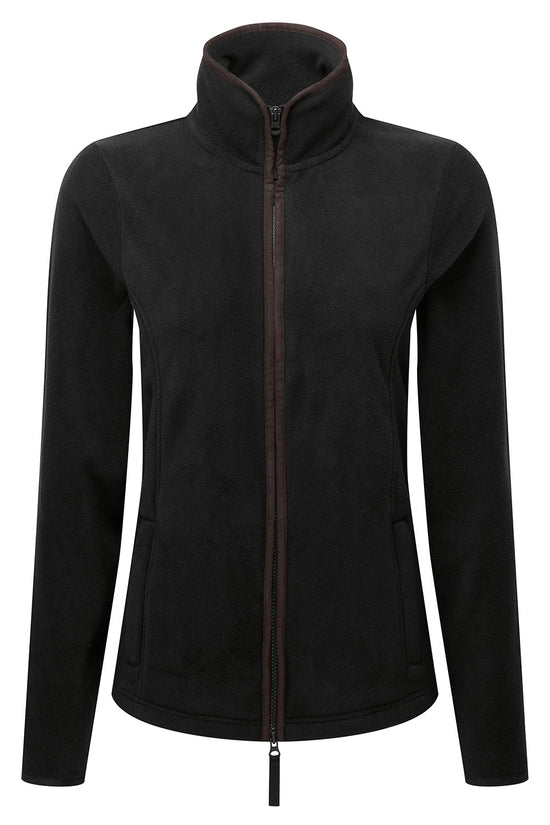 Premier Womens Artisan Fleece Jacket with Contrast Trim Detail