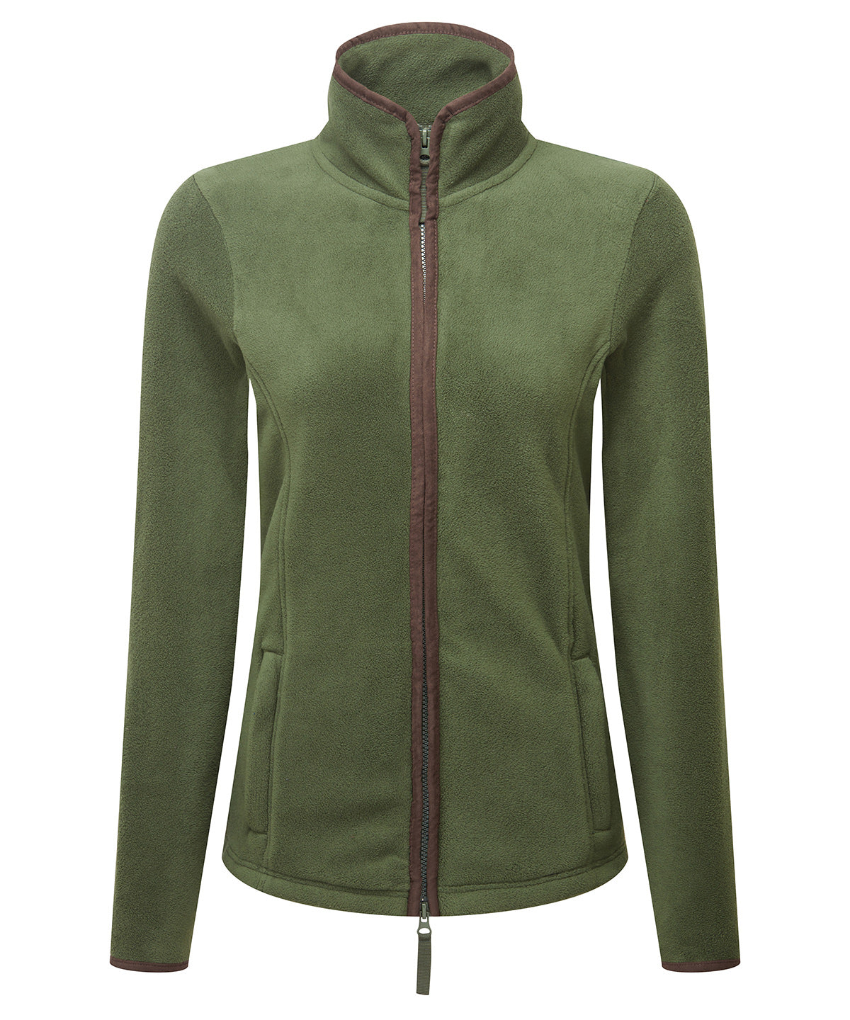 Premier Womens Artisan Fleece Jacket with Contrast Trim Detail