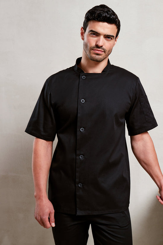 Premier Chefs Short Sleeve Chef Jacket for Men