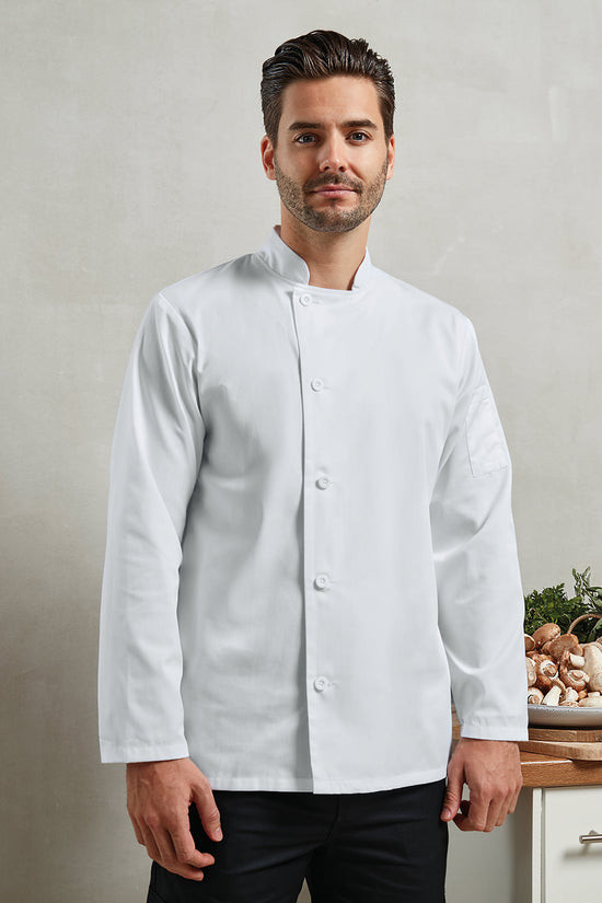 Durable Premier Chefs Long Sleeve Jacket for Male Adults