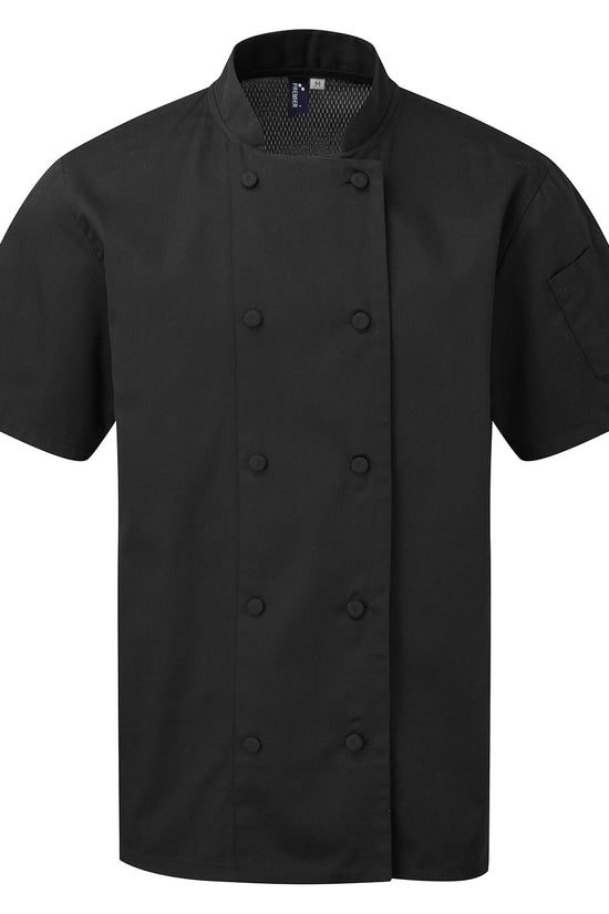 Coolchecker Short Sleeve Chef Jacket for Men