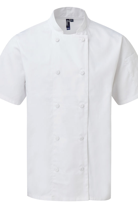 Coolchecker Short Sleeve Chef Jacket for Men