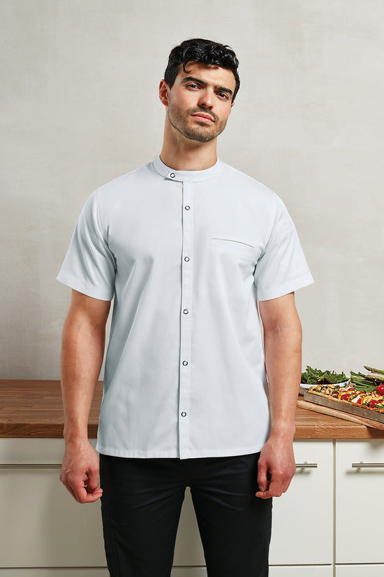 Recyclight Short Sleeve Chefs Shirt for Male Adult Chefs