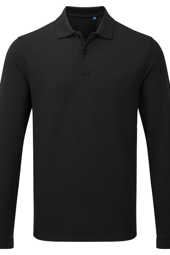 Heavyweight Long Sleeve Workwear Polo Shirt for Men Women