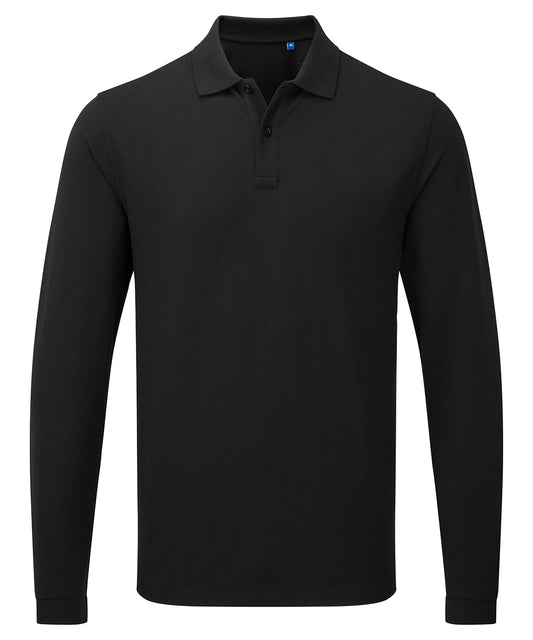 Heavyweight Long Sleeve Workwear Polo Shirt for Men Women