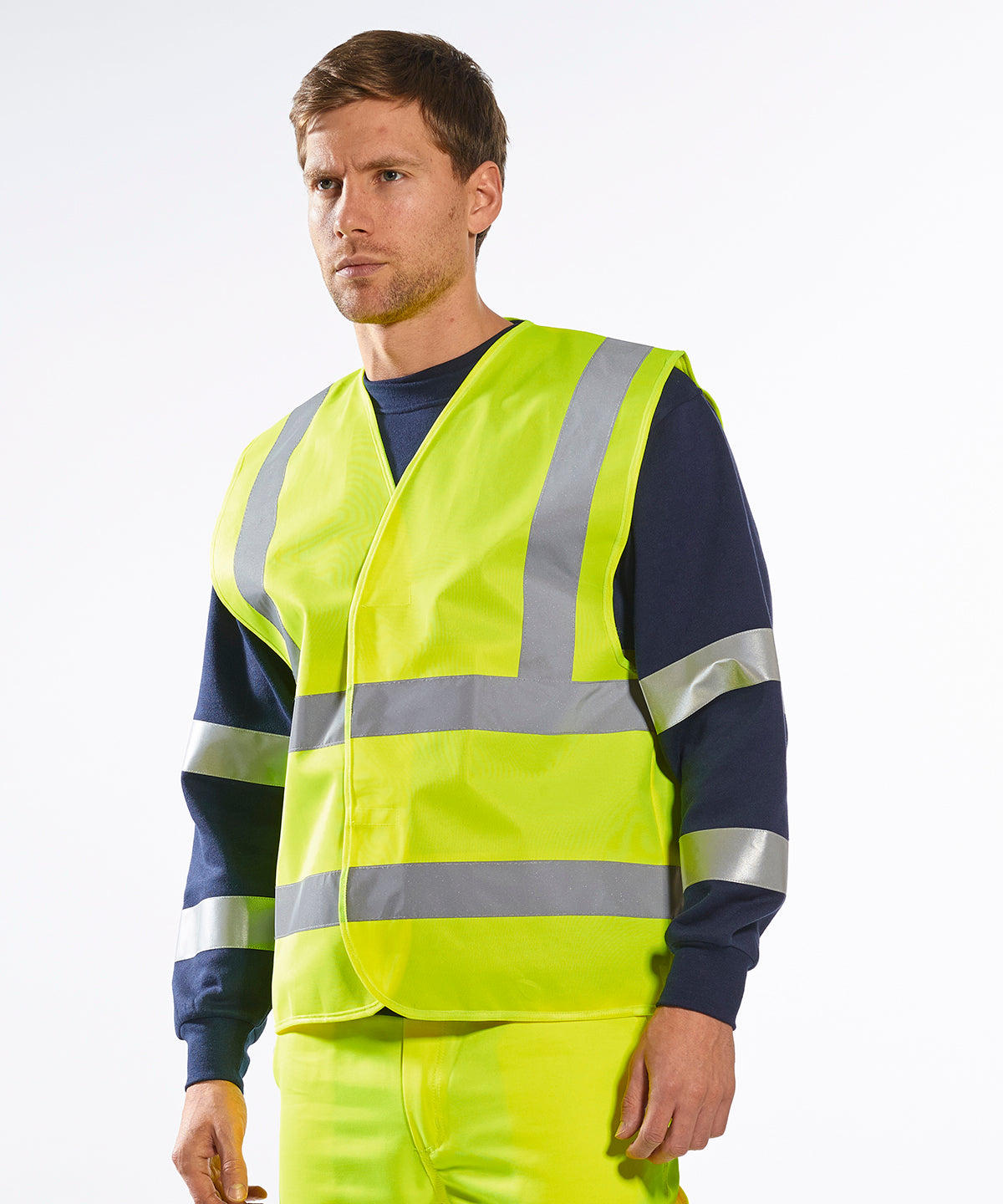 Portwest Hivis TwoBandandBrace Safety Vest C470 Unisex Adult