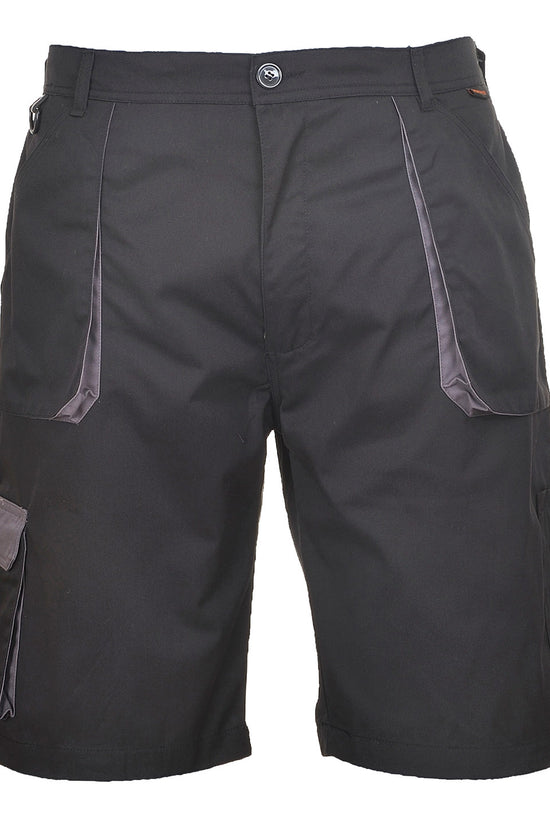Portwest Texo Contrast Shorts TX14 for Men CottonRich Elasticated Waist