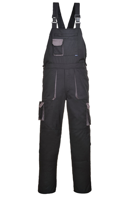 Portwest Texo Contrast Bib and Brace Coveralls Male Adult Safetywear